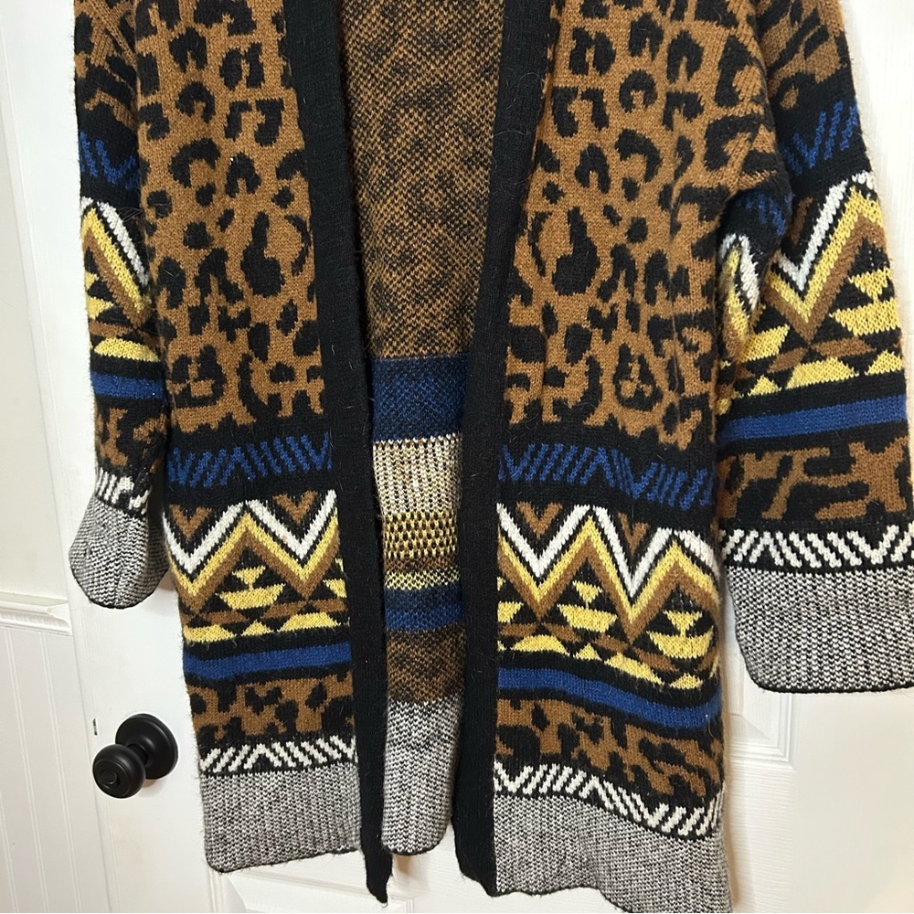 Anthropologie Marseille Leopard Cardigan - Picture 7 of 15